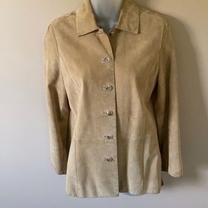 Suede blazer or jacket. Y2K this from 1999-2003